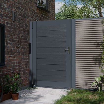 DuraPost® Aluminium Gate Frame - Anthracite Grey DuraPost® Aluminium Gate Frame - Anthracite Grey