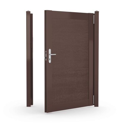 DuraPost® Aluminium Gate Frame - Sepia Brown DuraPost® Aluminium Gate Frame - Sepia Brown