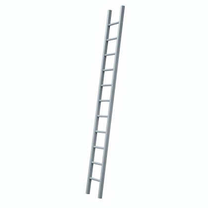 GRP Ladders 3000mm Grey - RAL 7001