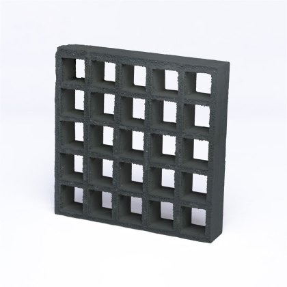 38mm Open Mesh Gritted GRP Grating - 3012mm x 997mm - Dark Grey - RAL 7043 38mm Open Mesh Gritted GRP Grating - 3012mm x 997mm - Dark Grey - RAL 7043