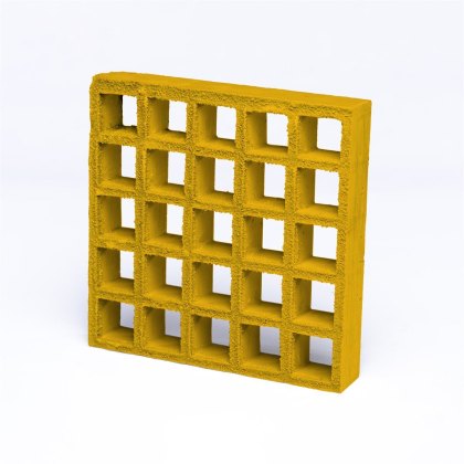 38mm Open Mesh Gritted GRP Grating - 3012mm x 997mm - Yellow - RAL 1003 38mm Open Mesh Gritted GRP Grating - 3012mm x 997mm - Yellow - RAL 1003
