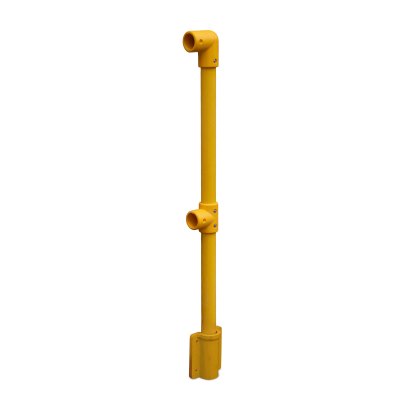 GRP End Post - Side Mount - Yellow (RAL 1003)