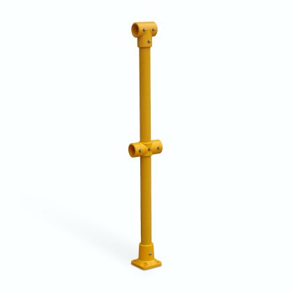 GRP Mid Post - Pedestal Base - Yellow (RAL 1003)