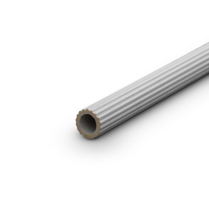 6m GRP Ladder Rung - 32mm Diameter - Grey RAL 7001