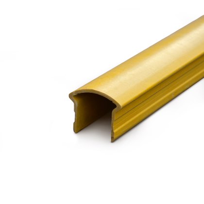6m GRP Ergonomic Handrail - Yellow RAL 1003 6m GRP Ergonomic Handrail - Yellow RAL 1003