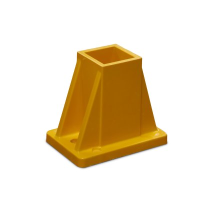 199 - Box Foot to suit 50mm GRP Box Profile - Yellow 199 - Box Foot to suit 50mm GRP Box Profile - Yellow