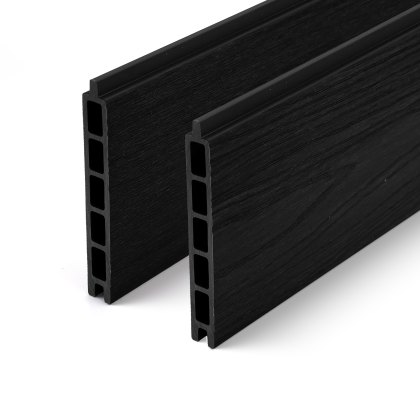 ScenicLiving Dual-Sided Composite Fence Board - Ebony