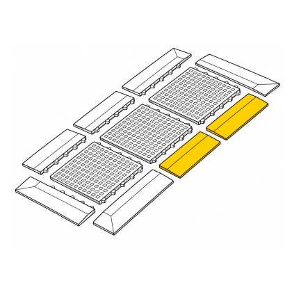 Gritted Ramp Edge, SF Type - Yellow