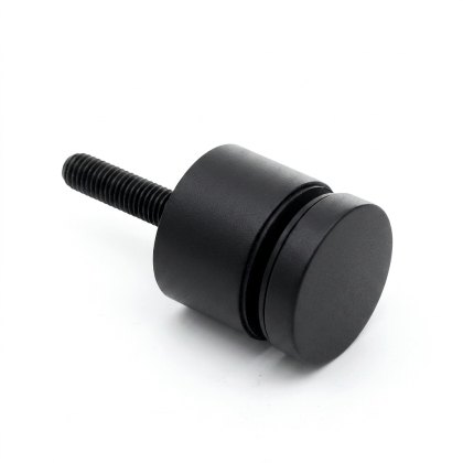 50mm Diameter Glass Adapter - 316/Matt Black PPC