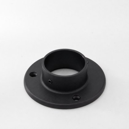 Eazypost External Handrail Wall Flange - 316/Matt Black PPC