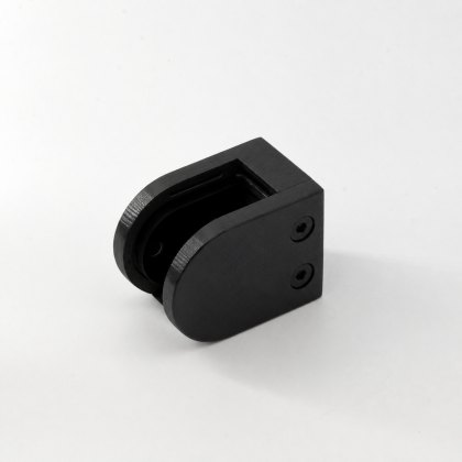 Eazypost Large D 15-19mm Glass Clamp - 316/Matt Black PPC