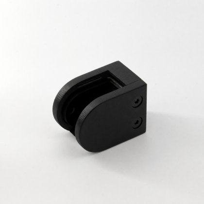 Eazypost Middle D 10mm Glass Clamp - 316/Matt Black PPC