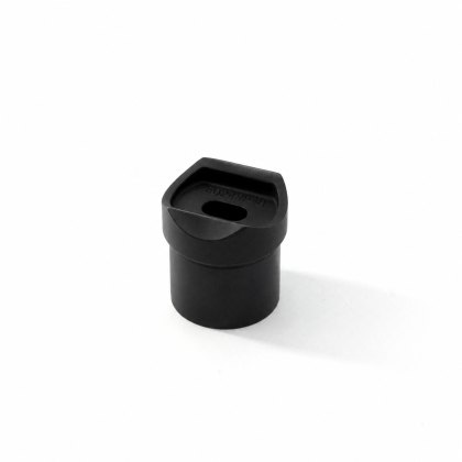 Eazypost Upright Tube Saddle - 316/Matt Black PPC