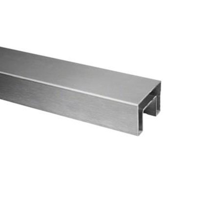 60x40mm 6m Stainless Steel Rectangular Slotted Tube