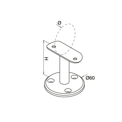 Eazypost Handrail Support