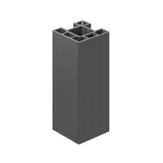 Ecoscape Clarity - 3m Graphite Composite Corner Fence Post