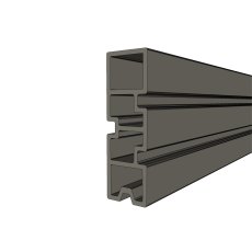 Ecoscape Clarity - Charcoal Composite Fence Top Board