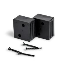 Ecoscape Clarity - Pair of Plastic Bottom Holders with Screws
