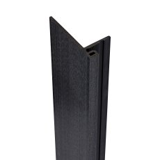 Ecoscape Forma - Midnight Composite Slatted Cladding Reveal Trim