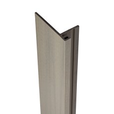 Ecoscape Forma - Silver Birch Composite Slatted Cladding Reveal Trim