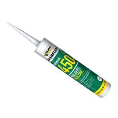 Everbuild Sika - Everflex 450 Builder's Silicone Sealant Clear 300ml