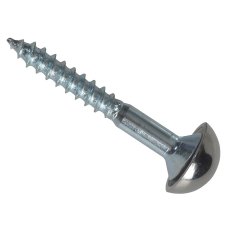 ForgeFix - Mirror Screws, Chrome Domed Top, ZP