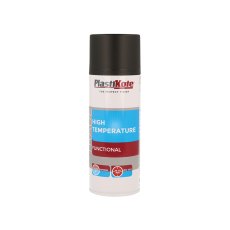 PlastiKote - Trade High Temperature Spray Paint Black 400ml