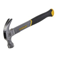 STANLEY - Curved Claw Hammer, Fibreglass Shaft