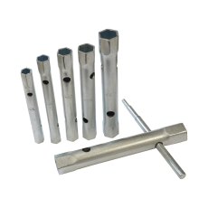Faithfull - Box Spanner Set + Tommy Bar 6 Piece 8-19mm