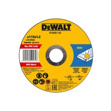 DEWALT - DT43921 Metal Cut Off Disc 115 x 1.2 x 22.23mm (Pack 10) DEWALT - DT43921 Metal Cut Off Disc 115 x 1.2 x 22.23mm (Pack 10)