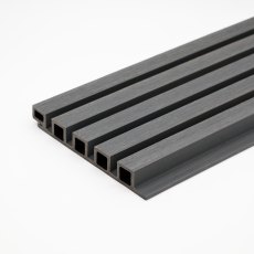 EazyClad 5S - Anthracite Composite Extra Large 5-Batten Slatted Cladding