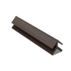 Ecoscape Forma - Havana Dark Brown External Corner Composite Cladding Trim