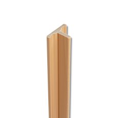 Ecoscape Forma - Natural Oak Composite Slatted Cladding Joint Trim