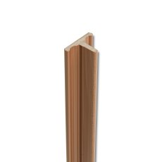 Ecoscape Forma - Spiced Oak Composite Slatted Cladding Joint Trim