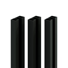 DuraPost Sleek® Aluminium Infill Profile (Pack of 3) 1.83m - Black DuraPost Sleek® Aluminium Infill Profile (Pack of 3) 1.83m - Black