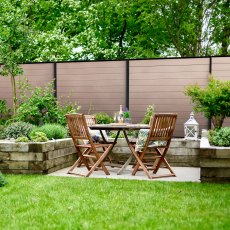 DuraPost Vista® Composite Fencing Board (Pack of 4) 1820mm - Teak DuraPost Vista® Composite Fencing Board (Pack of 4) 1820mm - Teak