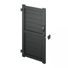 DuraPost Sleek® Aluminium Privacy Gate 1760mm x 900mm - Black