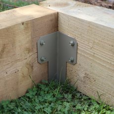 FENCEMATE® Sleeper Pin Corner Bracket 365 x 2mm - Olive Grey