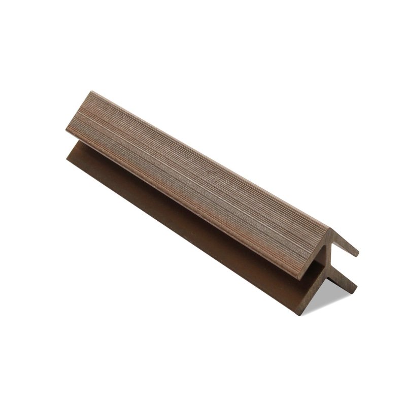 B+M Spiced Oak External Corner Composite Cladding Trim