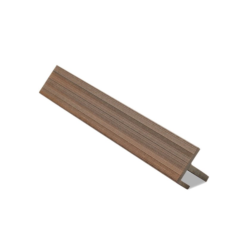 Ecoscape Ecoscape Forma - Spiced Oak F Shape Composite Cladding Trim
