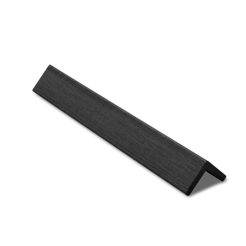 B+M Midnight Angled Composite Cladding Trim