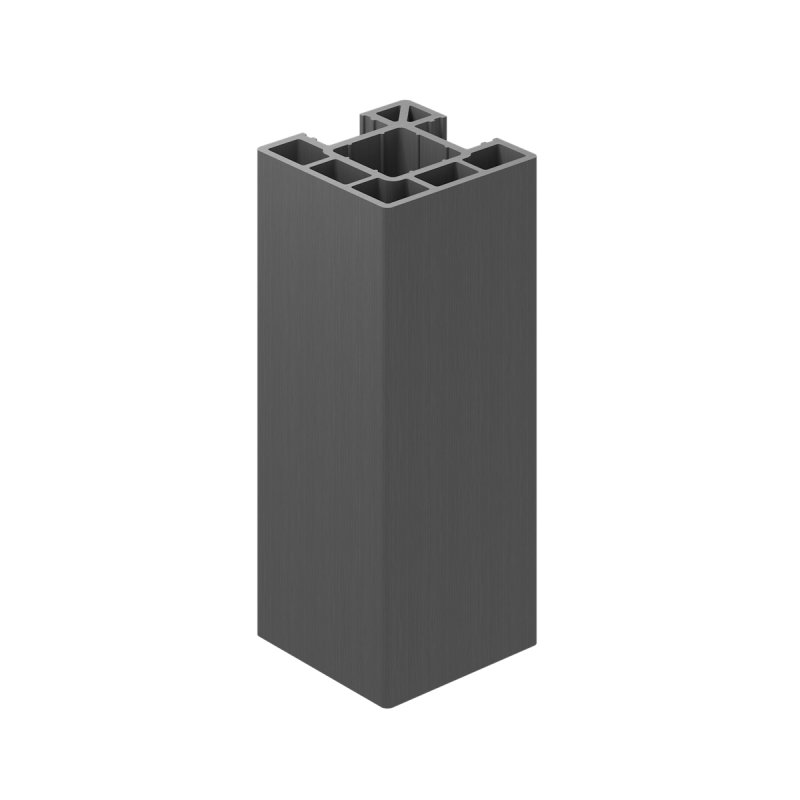 Ecoscape Clarity - 1.94m Graphite Composite Corner Fence Post