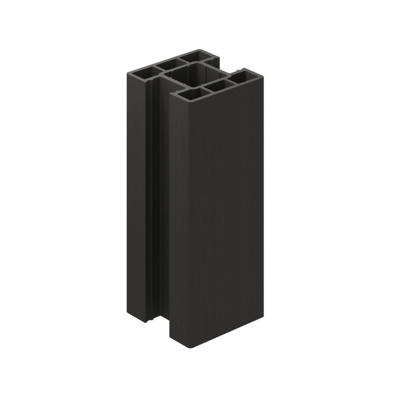 Ecoscape Ecoscape Clarity - 1.94m Charcoal Composite Inter Fence Post