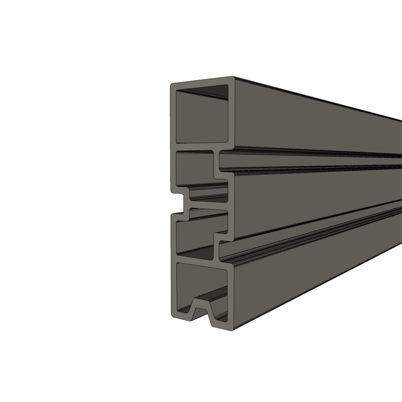 Ecoscape Ecoscape Clarity - Graphite Composite Fence Top Board