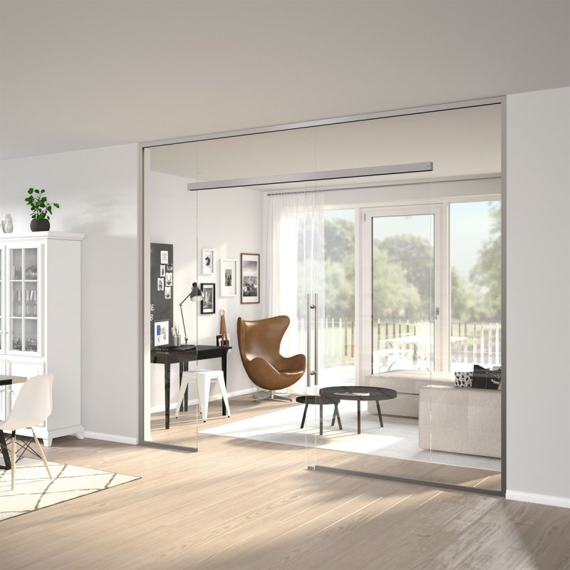 BM Architectural MUTO Comfort L 80 Complete Sliding Door Wall Set