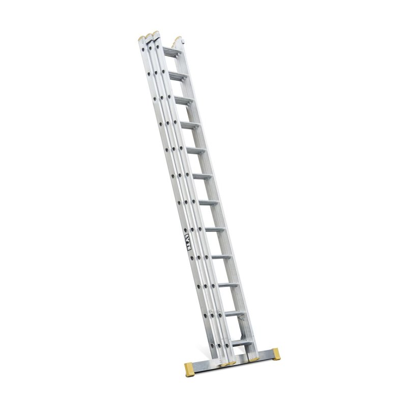 Lyte Lyte 8.4m Professional Trade 3 Section 3x12 Rung Extension Ladder