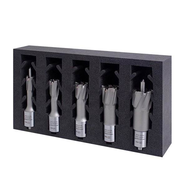 HMT HMT CarbideMax 40 TCT Cutter Set 12,14,18,22,26mm + 2 pilots