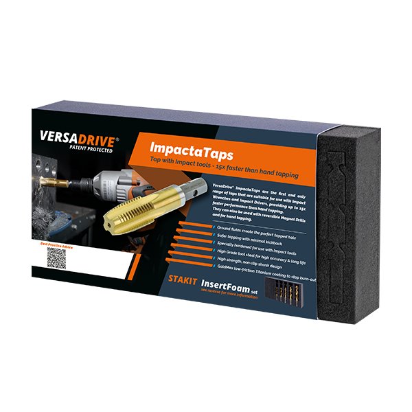 HMT HMT VersaDrive ImpactaTap 4 Pc Set: M12, M16, M20, M24