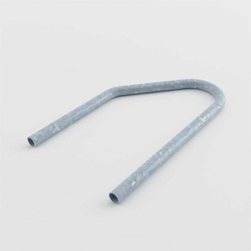Barclay & Mathieson Galvanised Stair Return Bend Handrail Tube