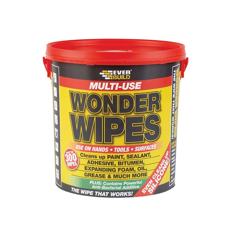 Everbuild Sika - Giant Wonder Wipes (Tub 300)